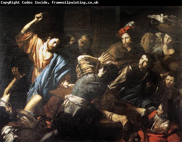 VALENTIN DE BOULOGNE Christ Driving the Money Changers out of the Temple kjh